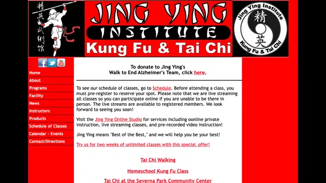 Jing Ying Institute of Kung Fu & Tai Chi